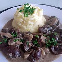 recette Rognons de boeuf aux champignons 🍄