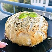 recette Camembert feuilleté aux petits lardons et miel
