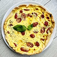 recette Quiche au thon et tomates cerises