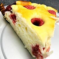 recette Gâteau diététique au skyr et aux framboises