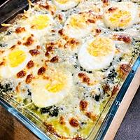 recette gratiné d'épinards aux oeufs durs