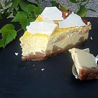 recette Cheesecake poires-chocolat blanc