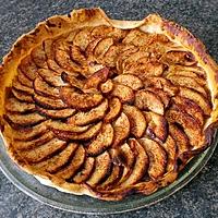 recette Tarte aux pommes et confiture de figues