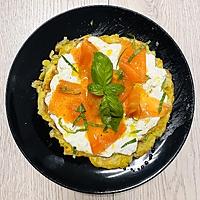 recette Galette de poireaux au saumon fumé