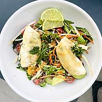recette Salade de gyosa croustillants