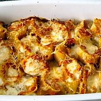 recette Lumaconi farcis au potimarron et fromage de chèvre