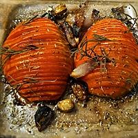 recette Potimarron façon Hasselback