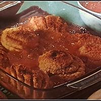 recette gratin de poire et sa marmelade d'abricots