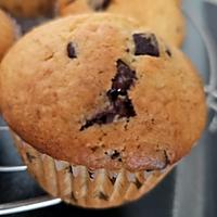 recette Muffins aux pépites de chocolat