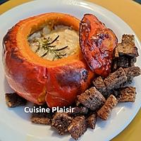 recette Potimarron farci au camembert