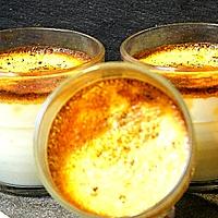 recette CREMES AUX OEUFS DE LOU SANS SUCRE RAFFINE