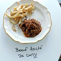 recette Boeuf haché au curry