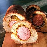 recette SAUCISSE DE MORTEAU FAÇON SAUCISSON BRIOCHÉ.