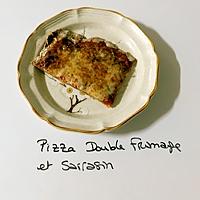 recette Pizza de sarrasin et au double fromage