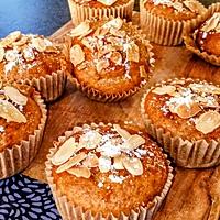 recette MUFFINS ORANGE/MIEL/AMANDES