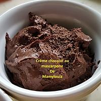 recette Crème chocolat au mascarpone