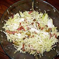 recette Salade de choux aux lardons
