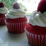 recette ~Cupcakes Red Velvet glacés au fromage à la crème~ 