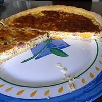 recette Tarte salée au jambon et œufs durs
