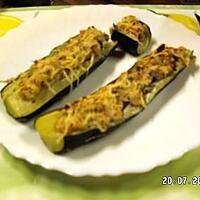 recette Courgettes farcies au poisson