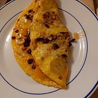 recette Omelette banane et chocolat