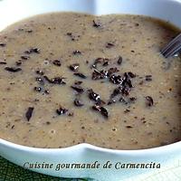 recette Potage de courge et champignons forestiers