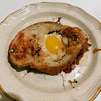 recette Pain à la tomate et à l'oeuf