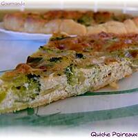 recette Quiche Poireau Brocoli Ortie