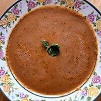 recette CRÈME DE TOMATES AU BASILIC À LA MIJOTEUSE