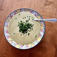 recette CRÈME DE POIREAUX AU VIN BLANC