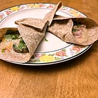 recette TORTILLAS AU JAMBON, POIVRON ET EMMENTHAL