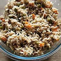 recette Riz aux crevettes, carottes, petits pois au cookeo