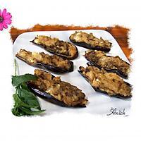 recette aubergines farcies à l'oignon jaune