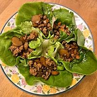 recette PORC À L'ASIATIQUE AU MULTICUISEUR, EN PETITS BALUCHONS DE LAITUE