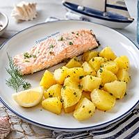 recette Pavé De Saumon Et Pomme-De-Terre À La Vapeur