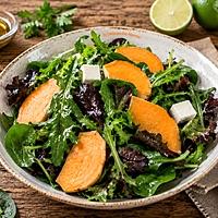 recette Salade De Jeunes Pousses Aux Patates Douces
