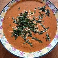 recette SOUPE AUX TOMATES, PARMESAN ET BASILIC, AU MULTICUISEUR (OU PAS)