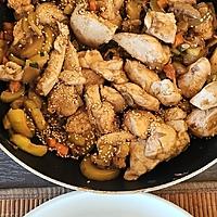 recette Poulet sauté à la sauce soja-miel