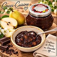 recette Confiture de poires au chocolat