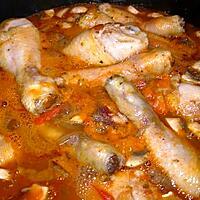 recette Poulet à la tomate et champignons