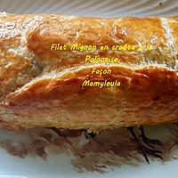 recette Filet mignon en croûte à la polonaise façon Mamyloula