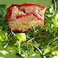 recette TERRINE CABILLAUD PAPRIKA PIQUILLOS