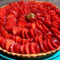 recette Tarte aux fraises et au limoncello