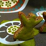 recette Biscuits au sésame noir et glaçage au matcha