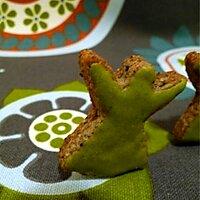 recette Biscuits au sésame noir et glaçage au matcha