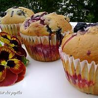 recette ~Muffins explosions de fruits~