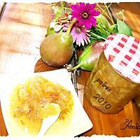 recette confiture de poires "ste Marie "