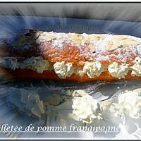 recette feuilletée de pomme frangipagne