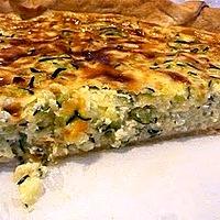 recette Quiche courgettes et fromage blanc