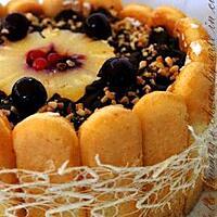 recette Charlotte  Ananas et chocolat